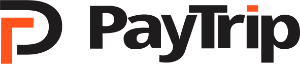 Logo PayTrip horizontal (orange et noir)